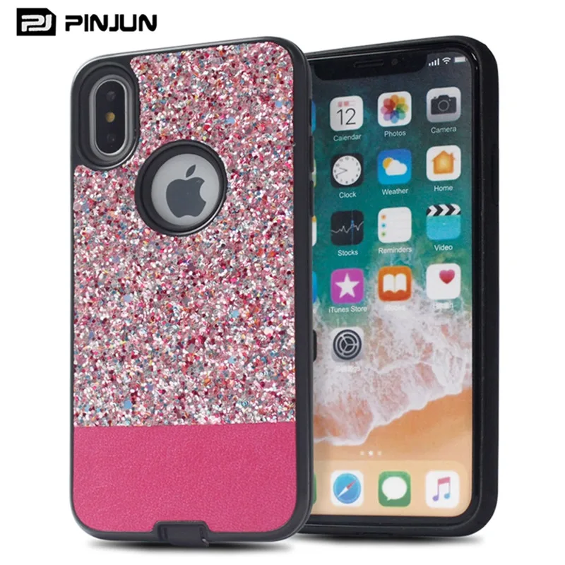 

Beautiful Mobile Phone Back Cover For iPhone 10 Case,Bling Diamond Customized Mobile Phone Cover For iPhone X/8/8P/7/7P