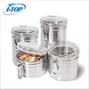 Hot sales stainless steel sugar food canister/sealable tank/coffee bean jar