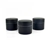 New products empty packaging 50ml black white double ply plastic cream jar