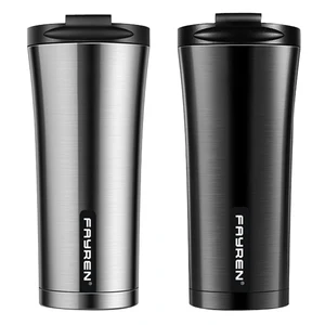 Image of Valentine's day leak proof BPA-free durable double walled insulated vacuum travel auto stainless steel coffee mug