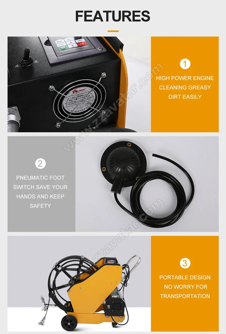 Grease Kitchen Duct Cleaning Machine Chimney Cleaning Robot For Staff