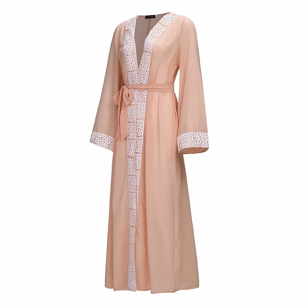 

dubai abaya girls dress for muslim girls islamic muslim dress, Pink