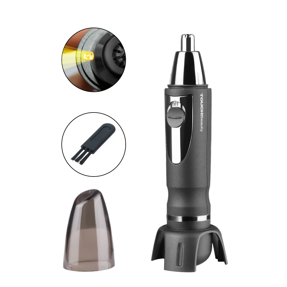 professional man grooming set electric manual nose and ear hair trimmer