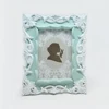Twist Shape shabby chic cottage photo frame, multi color vintage style retro picture frame