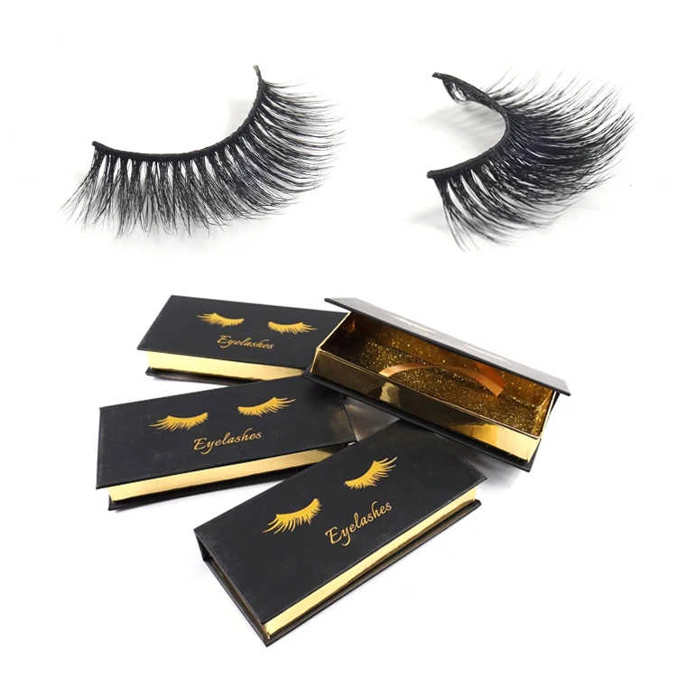 

Wholesale Make Own Brand Private Label Faux Mink Eyelashes Vendor Silk Fake Lashes