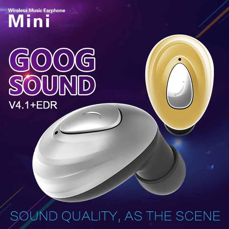 

K1 Car Hands-free Earphone Wireless Mini Headset In-Ear headphone wireless, N/a