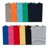 Custom promotional nice quality pure color club 100% cotton t shirt
