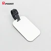 Personalized blank sublimation MDF wood luggage labels