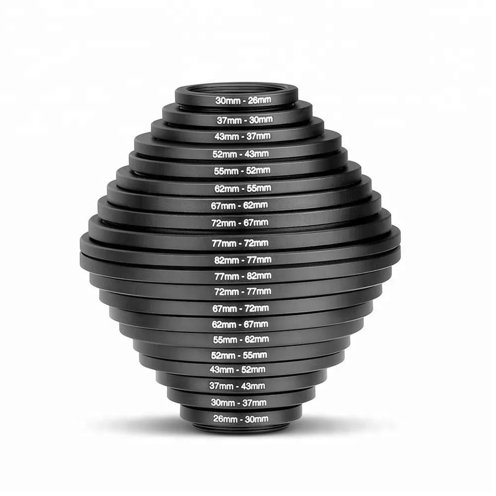 27mm/>37mm 27-37 Step Up Ring Stepping Adapter