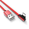 Crazy hot gaming fast charger pad electronic battery charger e usb angled braided fast charging cable data cord