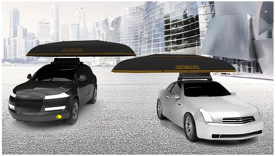 uv protective waterproof windproof automatic car sunshade sun