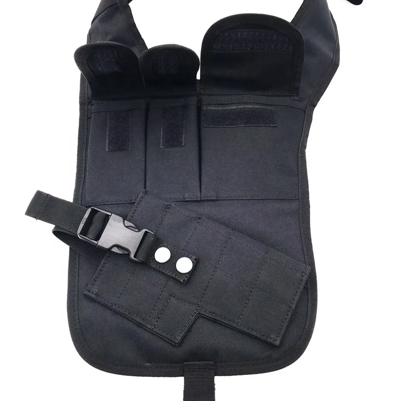 

Cowboy Action Citadel Fighting Nylon Multi-purpose Concealed Pack Safe Anti-Theft Sport Vest Hidden Underarm Shoulder Bag, Black