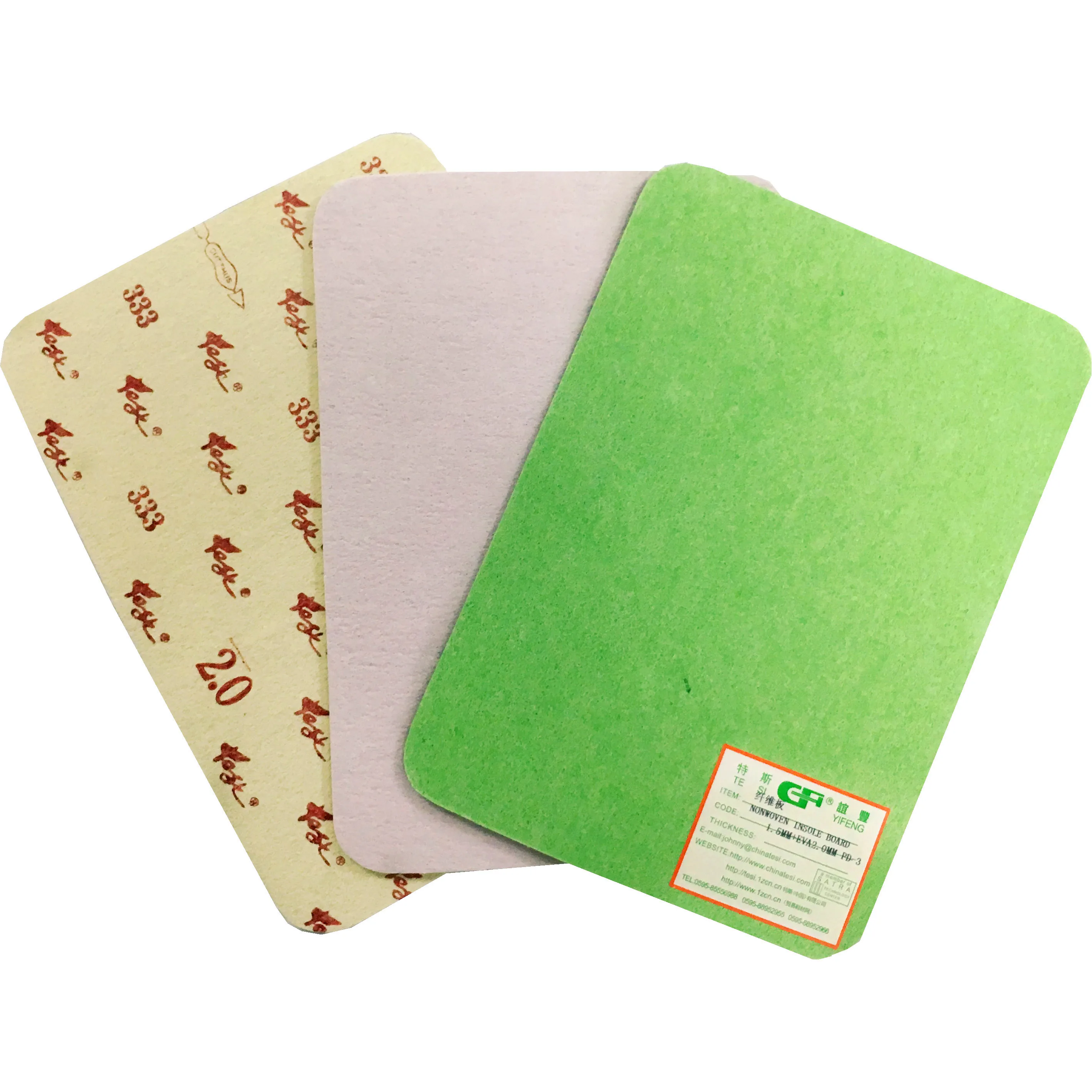 
Economical and Best Selling Of China Non Woven Insole Board Laminated With EVA for Shoes 