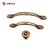 Gold furniture hardware zinc vintage desser pulls and knobs draw handle