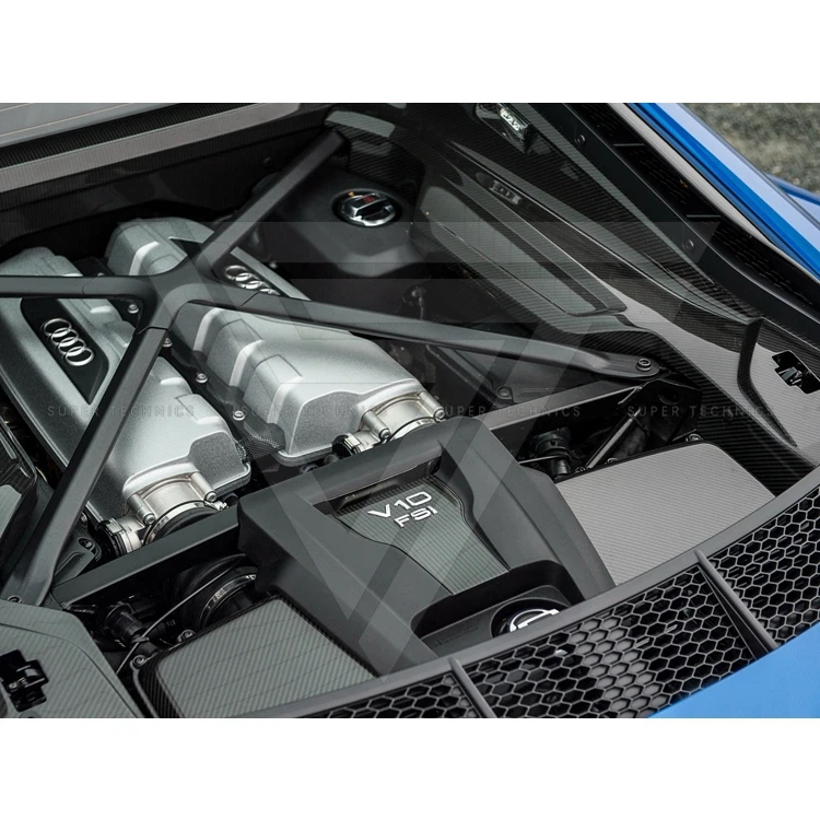 Dry Carbon Fiber Engine Cover For Audi R8 V10 Plus Buy For R8 Carbon