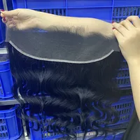 

Invisible HD Lace Frontal with Closure hair extension human hair hot fusion unprocessed virgin raw clip hair