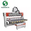 Jinan Supplier Low Cost !! Wood Engraving Machine 2.2kw Water Cooling Spindle Rotary 1325 Router 4 Axis Cnc With Dsp A18 Control