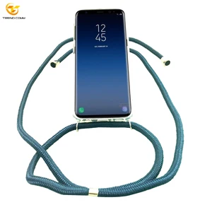 Transparent Shockproof Phone Strap Necklace Samsung Galaxy S9