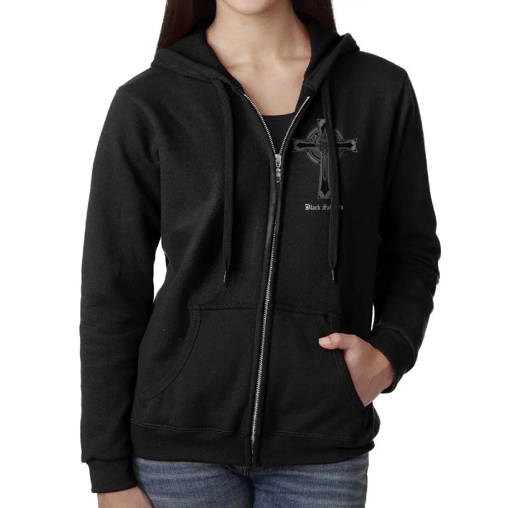 black sabbath zip up hoodie