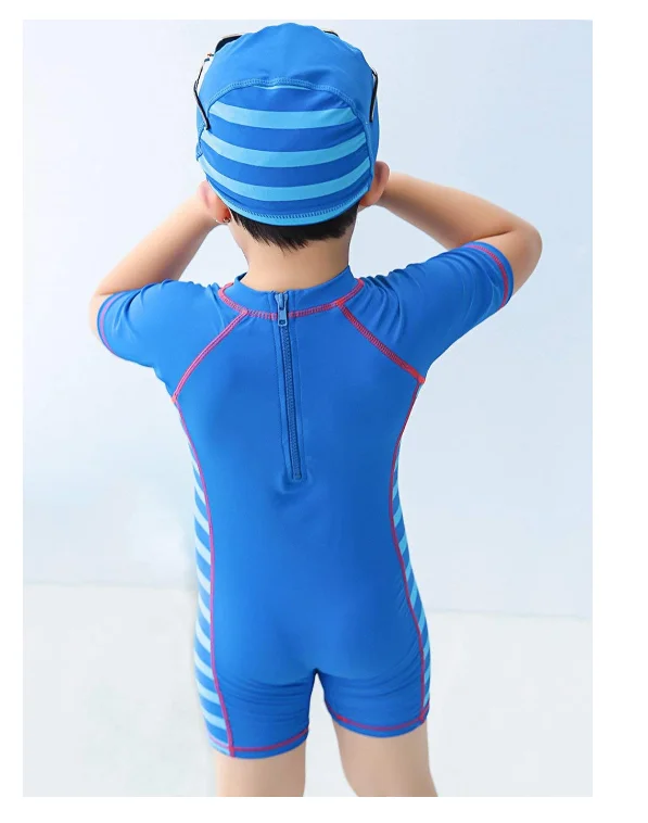 Kids One Piece Nylon Wetsuit 82% Sun Protection Fashion Wetsuit For Children