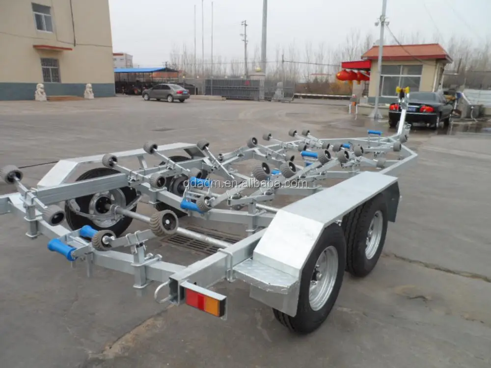 Wholesale Heavy Duty Roller Galvanized Roller Boat Trailers For 1128ft