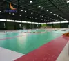 badminton court mat rolled flooring PVC sport construction