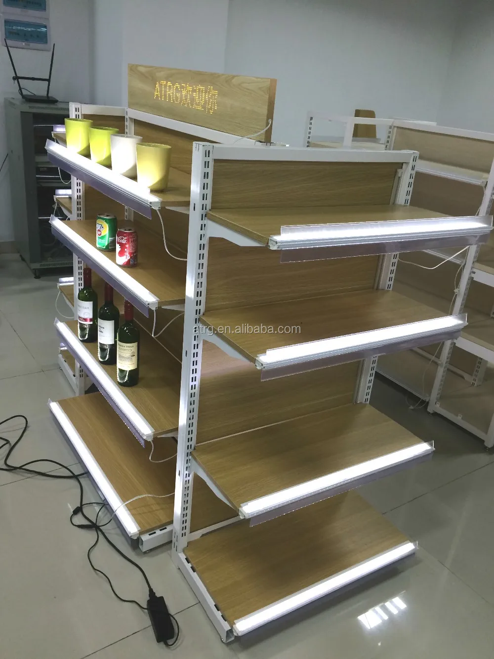 Patented Design Creative Led Shelf Uplighting For Supermarket Shelves