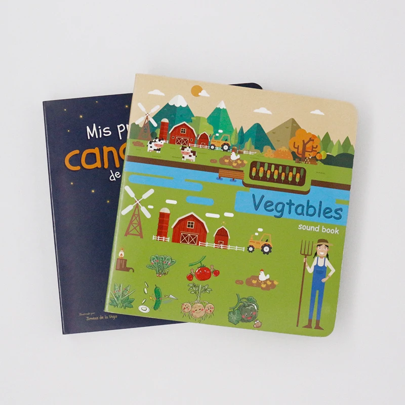 
Motivational audio coloured books with music voice buttons 