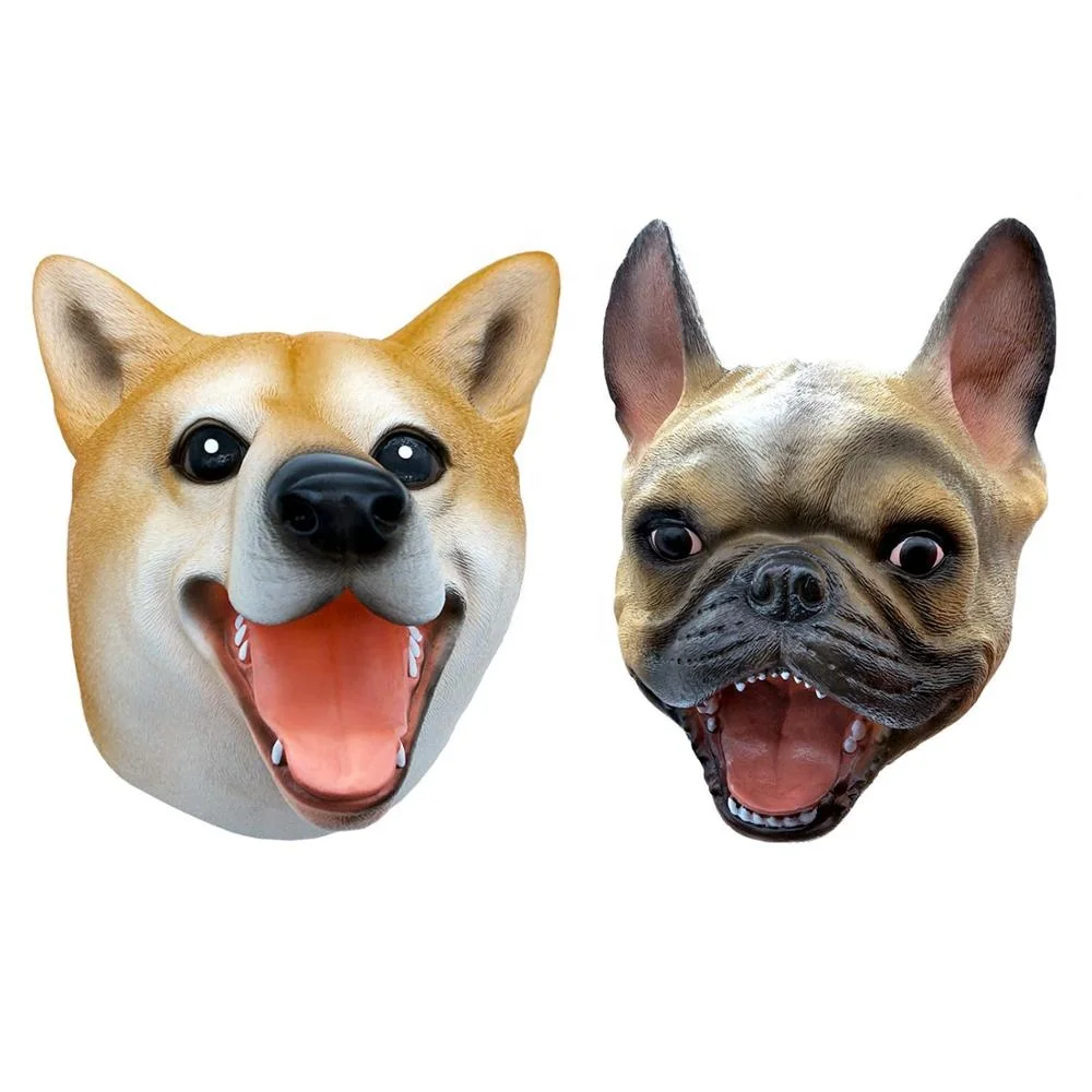 rubber dog hand puppet