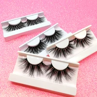 

Oem Private Label Custom Lashes Package Soft 5d 100% Real Mink Fur Eyelashes