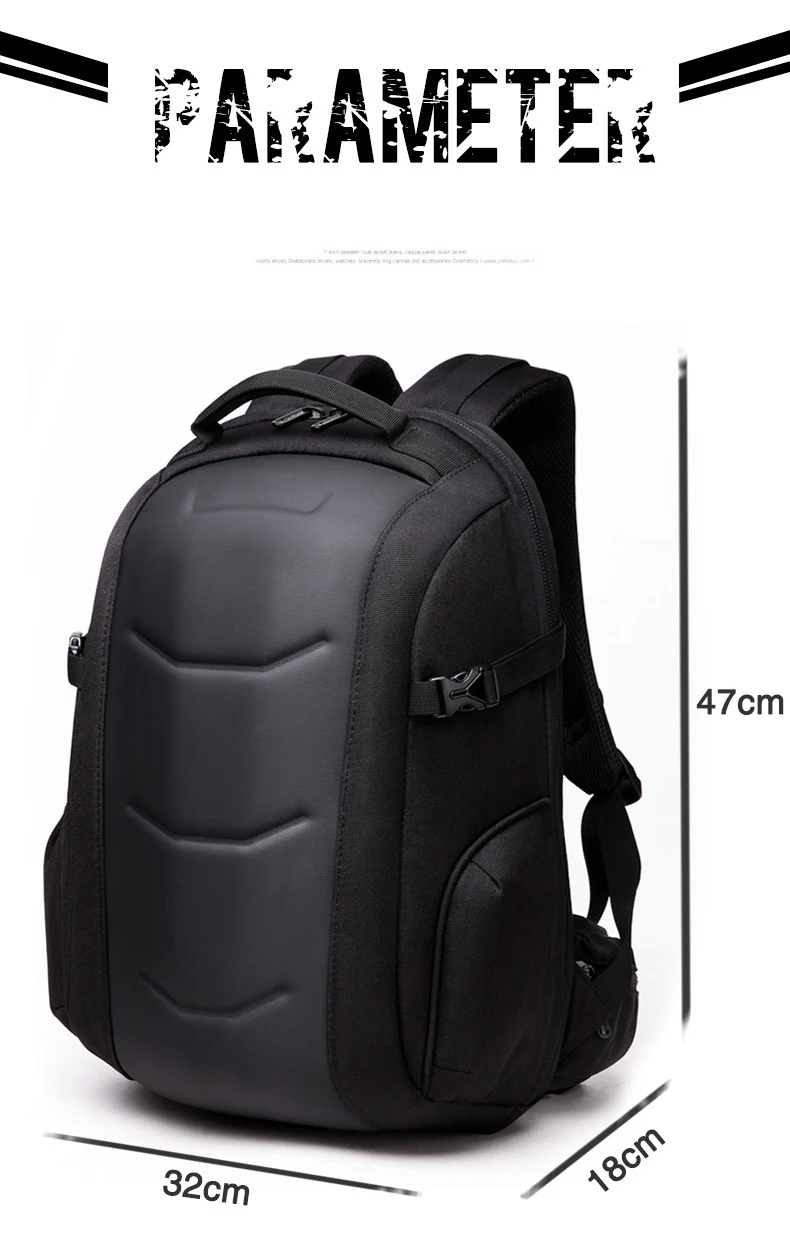 2018 Popular urban European design EVA water cut proof leisure stylish trendy men's backpack back pack bagpack bag for men