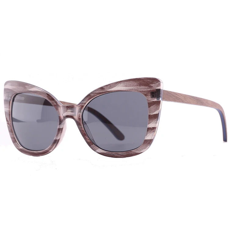 

2019 Environmental friendly recycled wooden bamboo glasses sunglasses