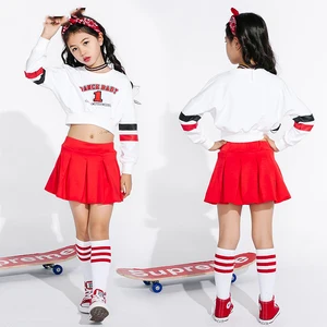 Hip Hop Costume Girls Street Dance Clothes Cheerleader Costume