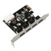 DIEWU high quality 4 port usb 3.0 PCIE riser/Combo card