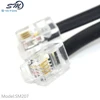 10ft 4 core cable wire with 4p connector rj11 telephone cable