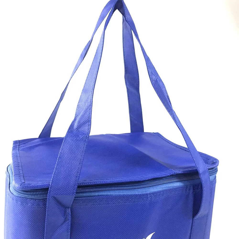 
Waterproof Custom logo Insulated Non Woven aluminum foil Tote Cooler Bag for food 