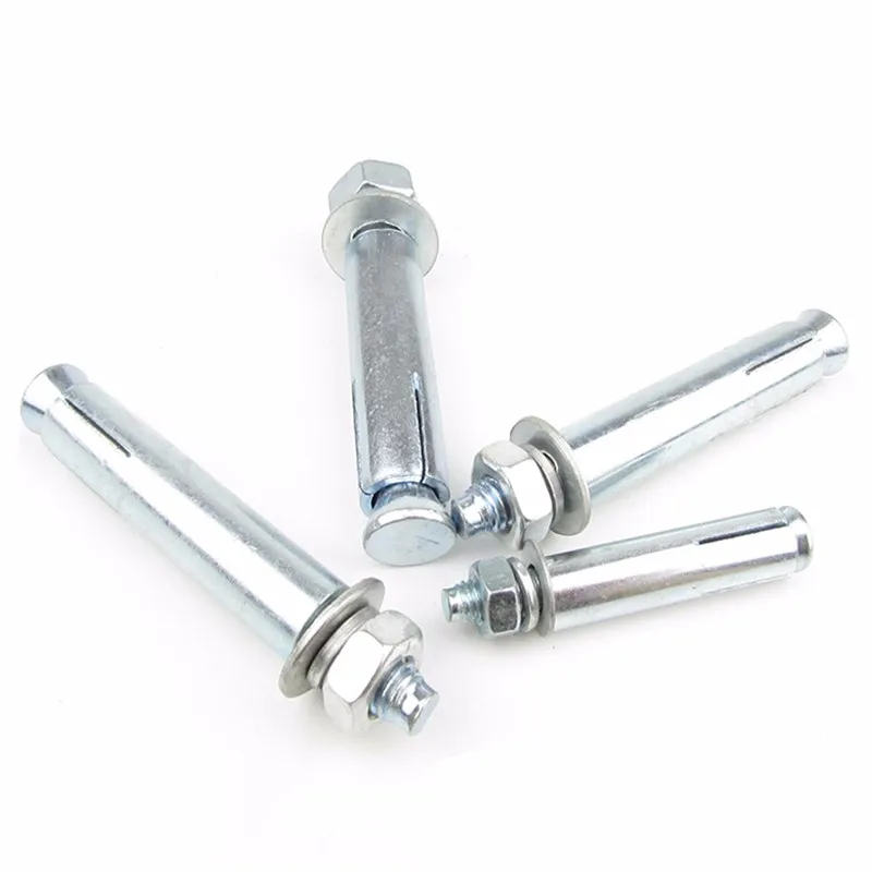 M12*80mm 45 Chemical Galvanized Steel Zinc Plated Expansion Anchor