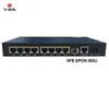 Metal shell optical networking 8FE GEPON/EPON ONU Cortina C8032 Chipset