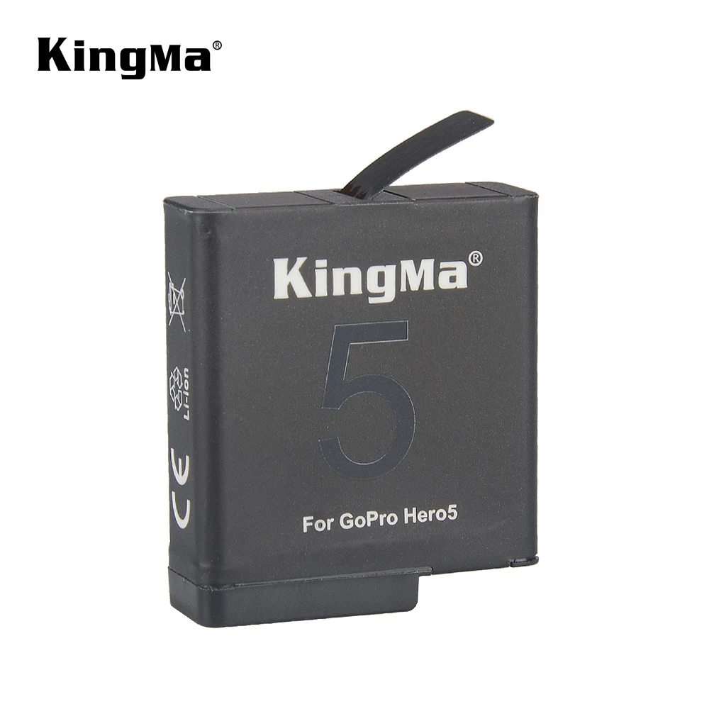 

KingMa Hot-selling AHDBT-501 Full Decoded Replacement Battery Pack For GoPro Hero5 / 6/7 Action Camera, Black