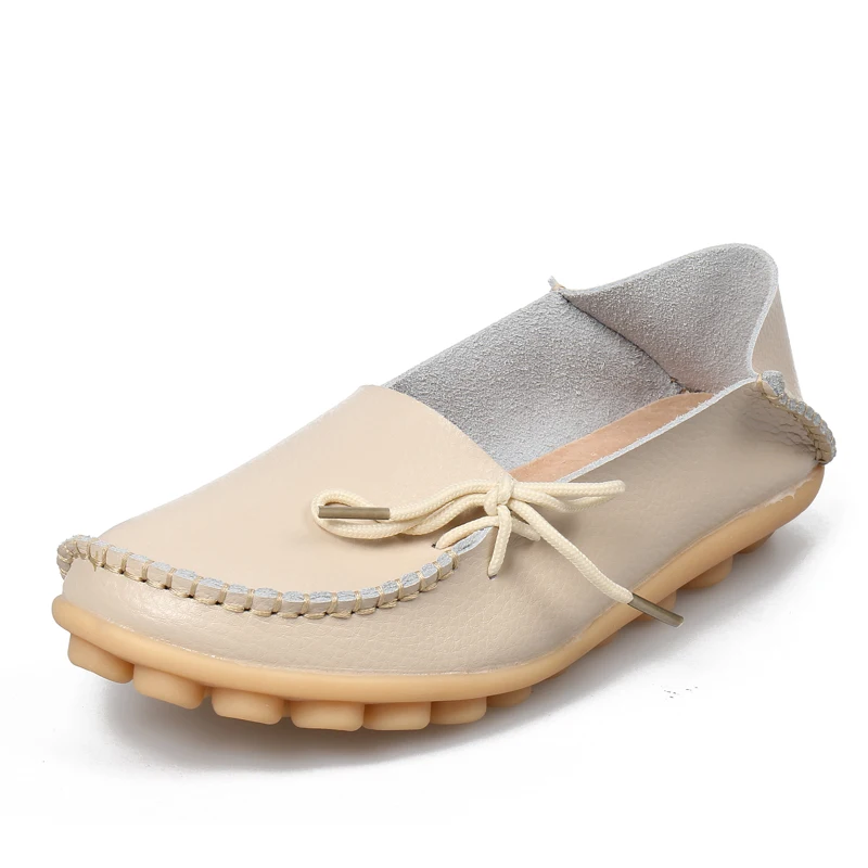 

Classic female leather Loafers flats Casual shoes comfort flat shoes for women and ladies, 26 colors
