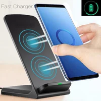 

Shenzhen 10W Fast charging H8 dual 2 coil qi wireless phone charger holder station for samsung for iphone