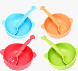Image of YDS BPA Free Best Baby Gift Set Non-Slip Silicone Baby Feeding Suction Bowl