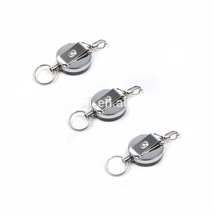 Id Badges Card Holder Office Retractable Reel Key Clip Holders - Buy ...