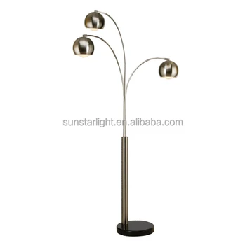 Three Heads Fish Arc Long Arm Floor Lamp Light For Living Room Three Heads Fish Arc Long Arm Floor Lamp Light For Living Room Hotel