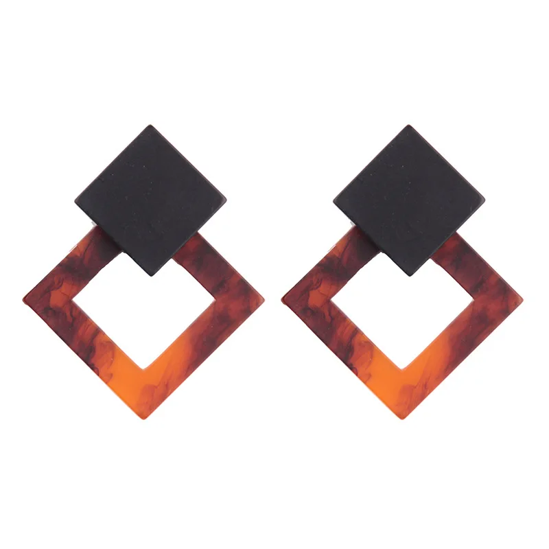 

Square colored earrings alibaba wholesale earring 2018, N/a