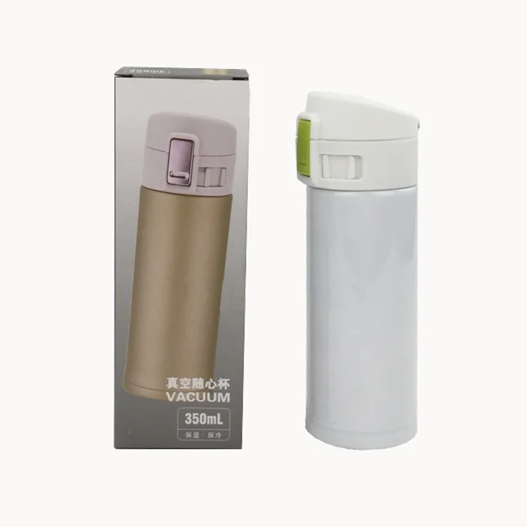 

304 Stainless Steel Thermos Flask Bottle for Heat Transfer Printing