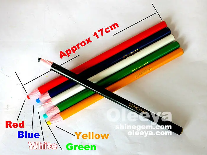 100% Excellent Black Color 12pcs/lot Nail Art Hot Fix Rhinestone Pen for DIY Usage With Different Colors