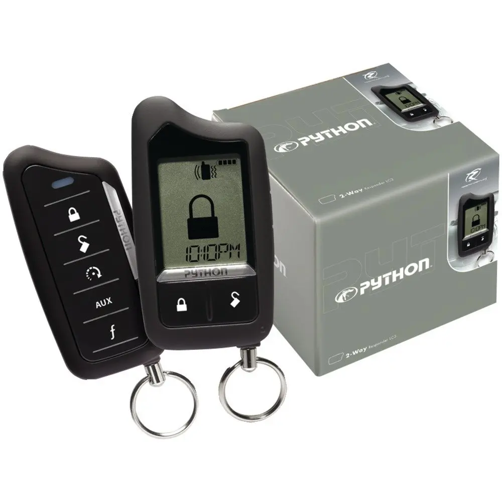 PYTHON 5706P Responder(TM) LC3 SST 2-Way Security/Remote-Start System with 1-Mile Range electronic consumer