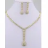 fashion new custom pakistan crystal bridal jewellery sets image