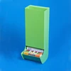 wall mounted retail convenient shop display promotion tin bottle drinks dispenser metal gravity feeder rack